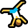 Man Cartwheeling Emoji 🤸‍♂️ image - Microsoft Windows 10 Segoe UI Emoji style