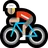 Person Biking: Medium-Light Skin Tone