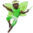 Man Fairy: Dark Skin Tone