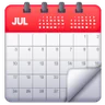 Emoji Spiral Calendar Pad 🗓 image - Samsung style