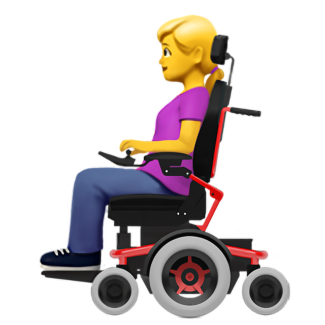 Woman In Motorized Wheelchair