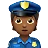 Police Officer: Medium-Dark Skin Tone