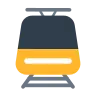 Эмодзи Трамвай 🚊 image - Tossface style