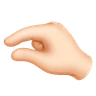 Pinching Hand: Light Skin Tone Emoji 🤏🏻 image - Huawei Harmony OS style