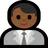 Man Office Worker: Medium-Dark Skin Tone