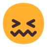 Emoji Zavart arc 😖 image - Microsoft Classic 2D style