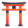 神社 Emoji ⛩ image - Microsoft 3D Fluent style