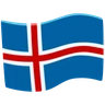 Flag: Iceland Emoji 🇮🇸 image - Facebook Messenger (2016) style