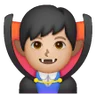 Man Vampire: Medium-Light Skin Tone Emoji 🧛🏼‍♂️ image - Samsung style