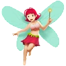 Woman Fairy: Light Skin Tone Emoji 🧚🏻‍♀️ image - Apple style