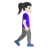 Woman Walking Facing Right: Light Skin Tone