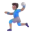 Man Playing Handball: Medium Skin Tone