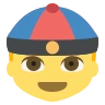 戴瓜皮帽的男人 Emoji 👲 image - EmojiTwo style