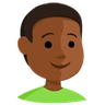 Boy: Medium-Dark Skin Tone Emoji 👦🏾 image - Facebook Messenger (2016) style