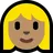 Woman: Medium Skin Tone, Blond Hair