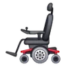Silla de ruedas eléctrica Emoji 🦼 image - Samsung style