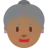 Old Woman: Medium-Dark Skin Tone