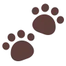 Paw Prints Emoji 🐾 image - Tossface style