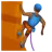 Person Climbing: Medium-Dark Skin Tone