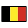 Flag: Belgium Emoji 🇧🇪 image - OpenMoji style