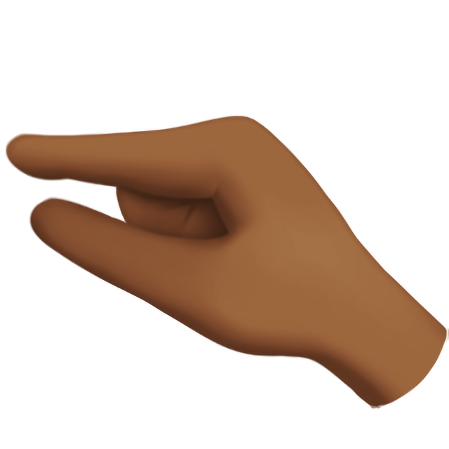 Pinching Hand: Medium-Dark Skin Tone