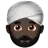 Man Wearing Turban: Dark Skin Tone
