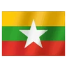 Flag: Myanmar (Burma) Emoji 🇲🇲 image - Huawei Harmony OS style