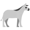 Burro Emoji 🫏 image - Tossface style