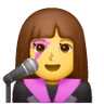 Woman Singer Emoji 👩‍🎤 image - Samsung style
