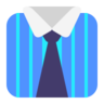 领带 Emoji 👔 image - Microsoft Classic 2D style