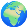 Globe Showing Europe-Africa Emoji 🌍 image - Google Noto Color style