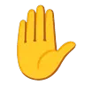 Mão levantada Emoji ✋ image - Google Noto Color Animated style
