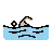 Person Swimming: Medium-Light Skin Tone