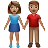 Woman And Man Holding Hands: Medium Skin Tone