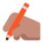 Writing Hand: Medium Skin Tone