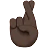 Crossed Fingers: Dark Skin Tone