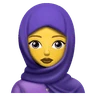 Emoji Persona con il foulard 🧕 image - Huawei Harmony OS style