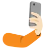 Selfie: Light Skin Tone Emoji 🤳🏻 image - Google Noto Color style