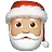 Santa Claus: Medium-Light Skin Tone