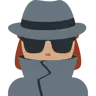 Woman Detective: Medium Skin Tone Emoji 🕵🏽‍♀️ image - Twitter / X (Twemoji) style