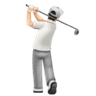 Person Golfing: Light Skin Tone Emoji 🏌🏻 image - Huawei Harmony OS style