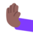 Leftwards Pushing Hand: Medium-Dark Skin Tone