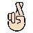 Crossed Fingers: Light Skin Tone
