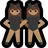 People With Bunny Ears: Medium Skin Tone