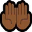 Palms Up Together: Medium-Dark Skin Tone