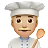 Man Cook: Medium-Light Skin Tone