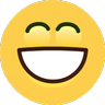 Emoji Vigyorgó arc 😀 image - Skype style