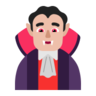 Man Vampire: Medium-Light Skin Tone Emoji 🧛🏼‍♂️ image - Microsoft Classic 2D style