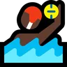 Person Playing Water Polo: Dark Skin Tone Emoji 🤽🏿 image - Microsoft Windows 10 Segoe UI Emoji style