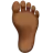 Foot: Medium-Dark Skin Tone
